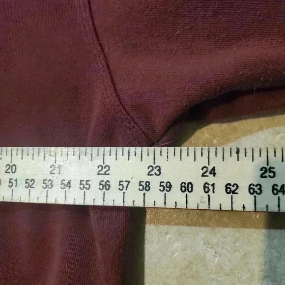 Burgandy Champions Crew Neck Pullover Sweater Sz Med - Picture 5 of 6